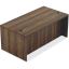 Lorell Chateau Series Walnut Laminate Desking1
