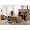 Lorell Chateau Series Walnut Laminate Desking2