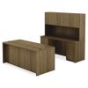 Lorell Chateau Series Walnut Laminate Desking Table Desk4