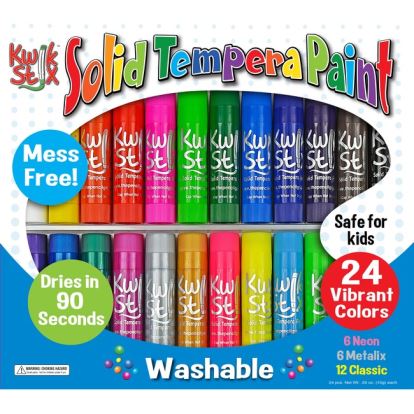 The Pencil Grip Tempera Paint 24-color Mess Free Set1