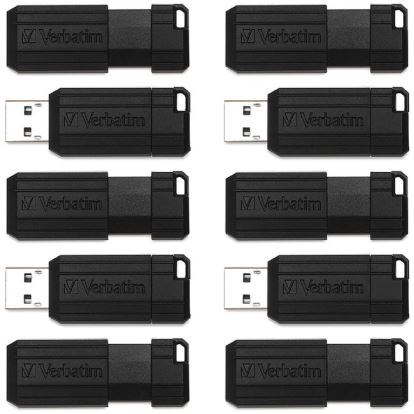 Verbatim 64GB PinStripe USB Flash Drive Business Pack1