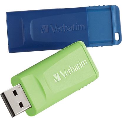 16GB Store 'n' Go&reg; USB Flash Drive - 2pk - Blue, Green1