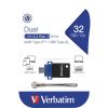 Store ‘n' Go Dual USB 3.0 Flash Drive for USB-C Devices, 32 GB, Blue5