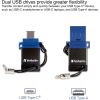 32GB Store 'n' Go Dual USB 3.0 Flash Drive for USB-C&trade; Devices - Blue9
