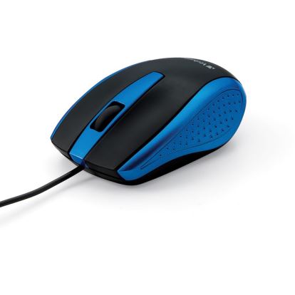 Verbatim Corded Notebook Optical Mouse - Blue1