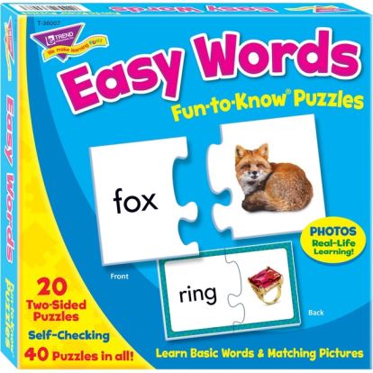 Trend Easy Words Fun to Know Puzzles1
