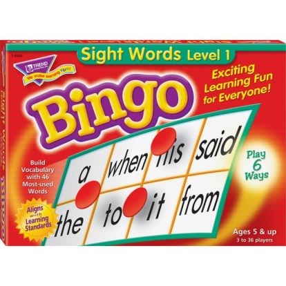 Trend Sight Words Bingo Game1