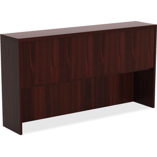 Lorell Chateau Series Mahogany Laminate Desking1