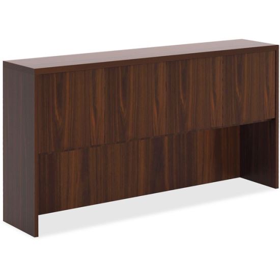 Lorell Chateau Series Mahogany Laminate Desking1