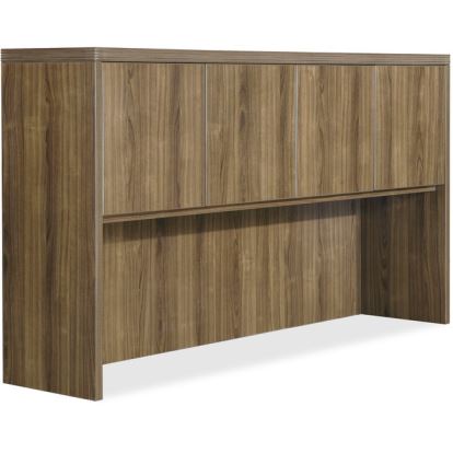 Lorell Chateau Series Walnut Laminate Desking1