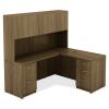 Lorell Chateau Series Walnut Laminate Desking3