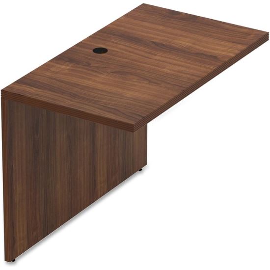 Lorell Chateau Series Mahogany Laminate Desking1