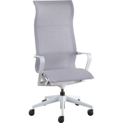 Lorell Executive Gray Mesh High-back Chair1