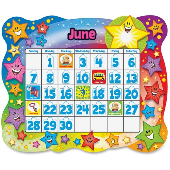 Trend Star Calendar Bulletin Board Set1