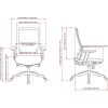 Lorell Mid-back Mesh Management Chair7