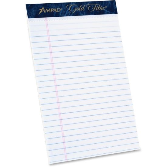 TOPS Ampad Gold Fibre Medium Rule Premium Junior Size Writing Pads1