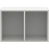 Lorell White Double Cubby Storage Base Adder Unit2