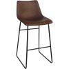 Lorell Mid-century Modern Sled Guest Stool1