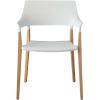 Lorell Wood Legs Stack Chairs2