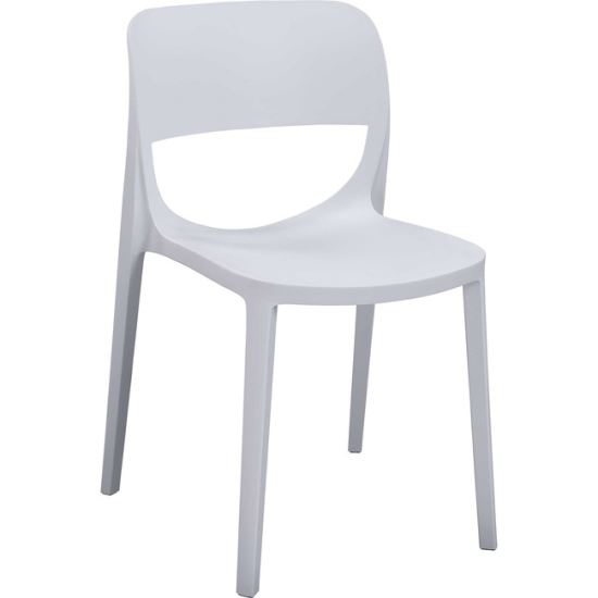 Lorell Indoor/Outdoor Hospitality Poly Stack Chair1