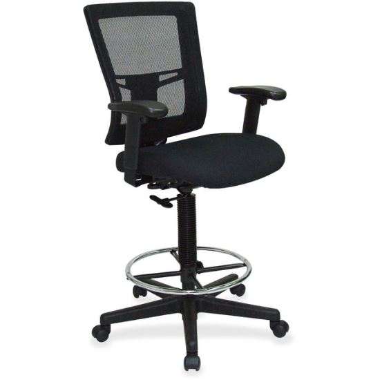 Lorell Mesh Back Drafting Stool1