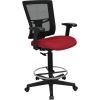 Lorell Mesh Back Drafting Stool1