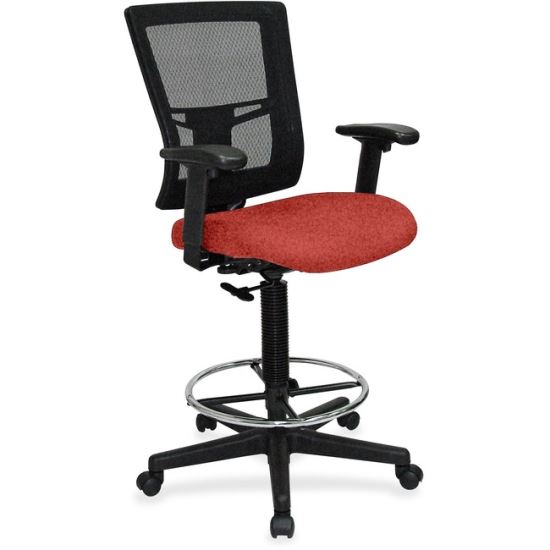 Lorell Mesh Back Drafting Stool1