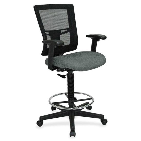 Lorell Mesh Back Drafting Stool1