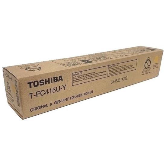 Toshiba Original Laser Toner Cartridge - Yellow - 1 Each1