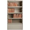 Lorell Receding Lateral File with Roll Out Shelves - 5-Drawer2