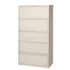 Lorell Receding Lateral File with Roll Out Shelves - 5-Drawer3