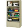 Lorell Receding Lateral File with Roll Out Shelves - 5-Drawer4