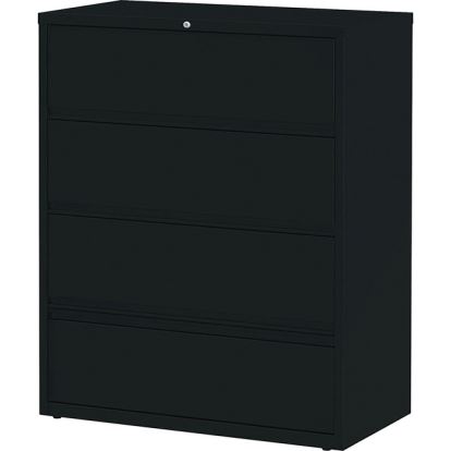 Lorell Receding Lateral File with Roll Out Shelves - 4-Drawer1