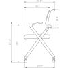 Lorell Plastic Arms/Back Nesting Chair5