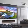 4K UHD Projector with 4000 Lumens, 240Hz, 4.2ms for Home Theater and Gaming8
