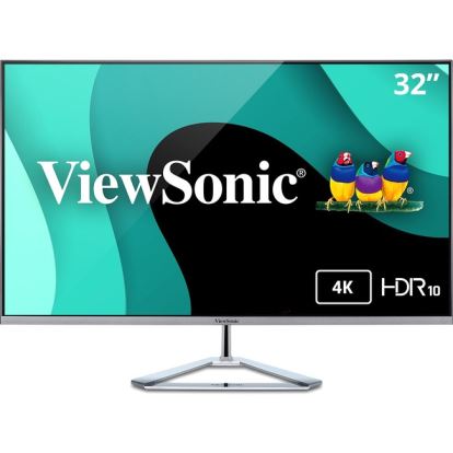 ViewSonic VX3276-4K-MHD 32" 4K UHD Thin-Bezel Monitor with HDMI, DP, and Mini DP1