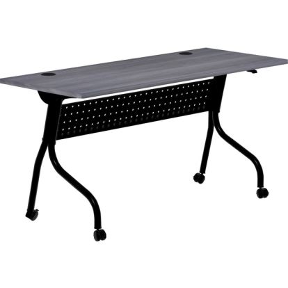 Lorell Charcoal Flip Top Training Table1