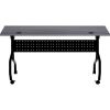 Lorell Charcoal Flip Top Training Table5