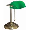 Victory Light Banker's Brass Desk Lamp1