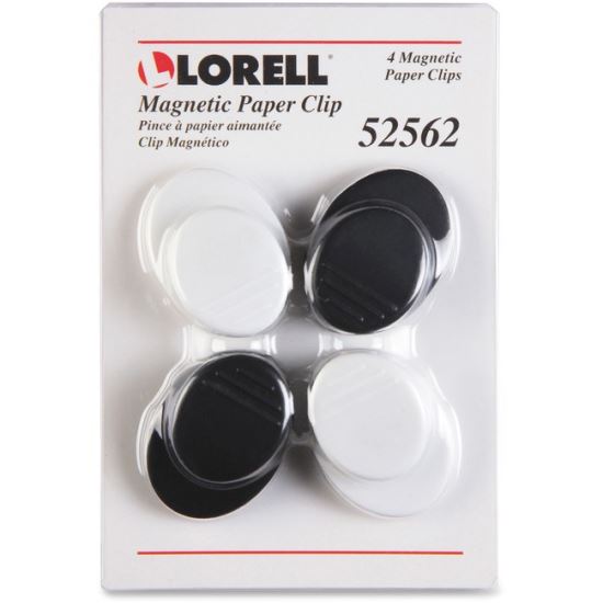 Lorell Plastic Cap Magnetic Paper Clips1
