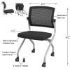 Lorell Armless Mesh Back Training Chair6