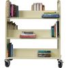 Lorell Double-sided Book Cart2
