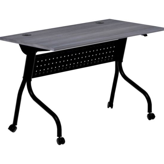 Lorell Charcoal Flip Top Training Table1