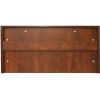 Lorell Essential Series Mahogany Wall Mount Hutch3