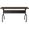 Lorell Mahogany Flip Top Training Table4