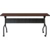 Lorell Mahogany Flip Top Training Table4