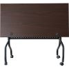 Lorell Mahogany Flip Top Training Table2