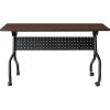 Lorell Mahogany Flip Top Training Table4