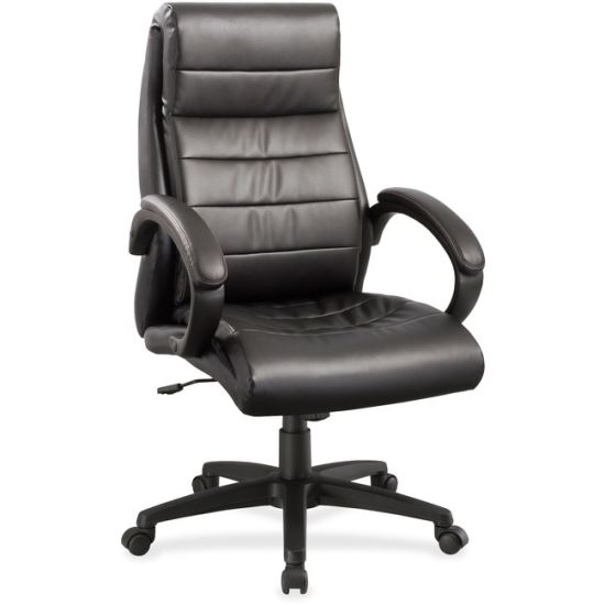 Lorell Deluxe High-back Leather Chair1