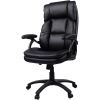 Lorell Black Base High-back Leather Chair4